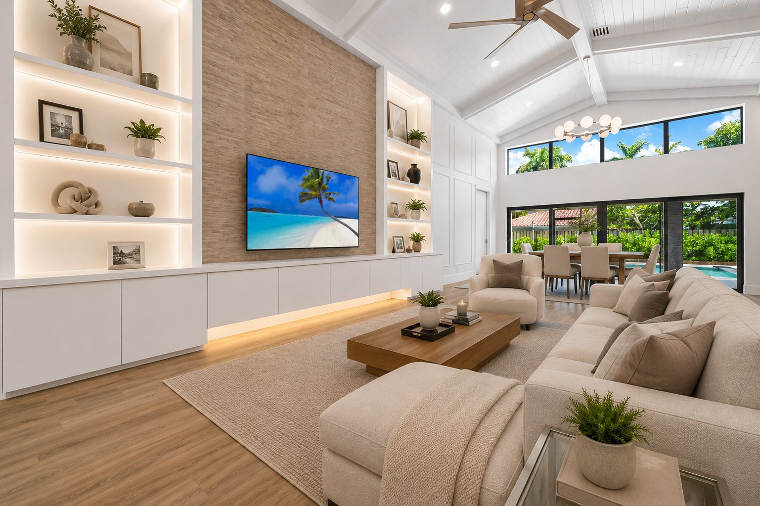 Raising the Roof, a Palmetto Bay interior renovation by Debowsky Design Group