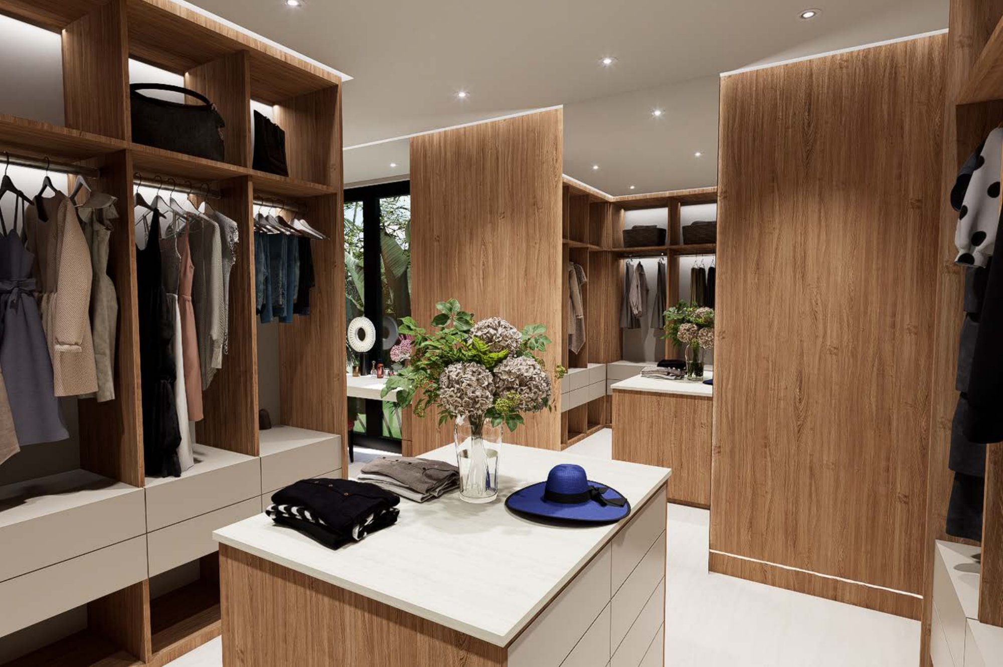 Branching Out, a Miami Beach gut renovation rendering by Debowsky Design Group