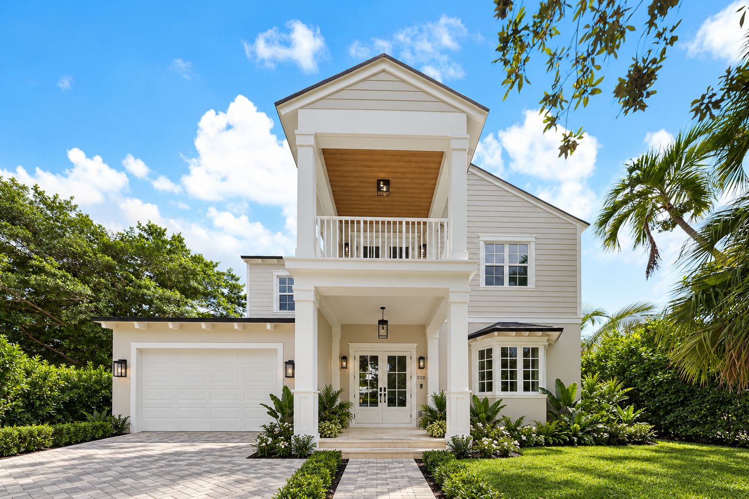 Fresh Off the Drawing Board, a Coral Gables new construction home, rendering by Debowsky Design Group