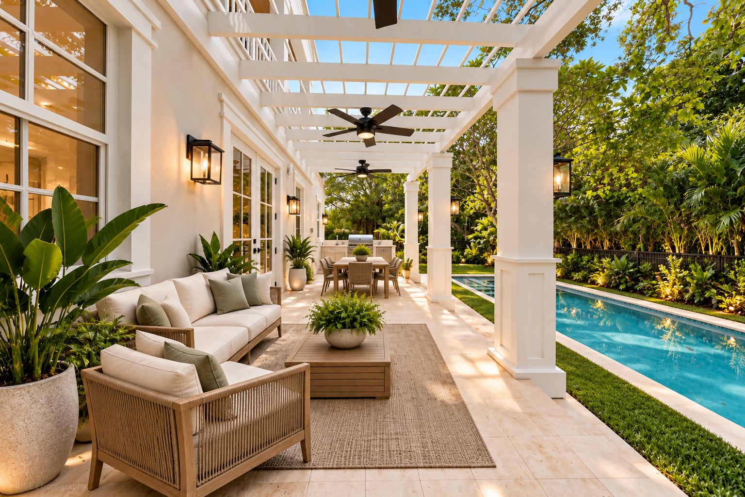 Fresh Off the Drawing Board, a Coral Gables new construction home, rendering by Debowsky Design Group